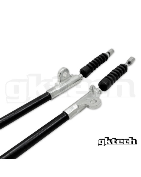 Nissan R32 Skyline 2 Door GKTech Handbrake Cables (Pair) Nissan R32 Skyline 2 Door GKTech Handbrake Cables (Pair)