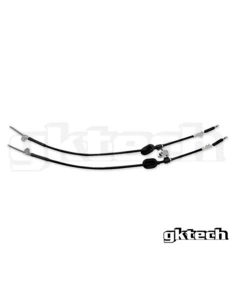 Nissan R32 Skyline 2 Door GKTech Handbrake Cables (Pair) Nissan R32 Skyline 2 Door GKTech Handbrake Cables (Pair)