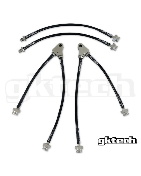 Nissan R33 GTS-T GKTech Braided Brake Lines Nissan R33 GTS-T GKTech Braided Brake Lines