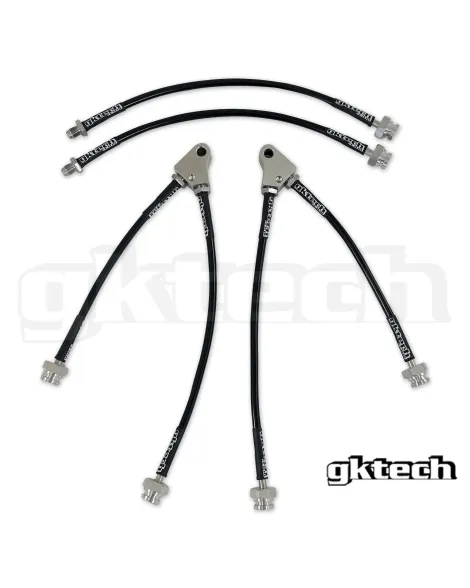 Nissan R33 GTS-T GKTech Braided Brake Lines Nissan R33 GTS-T GKTech Braided Brake Lines
