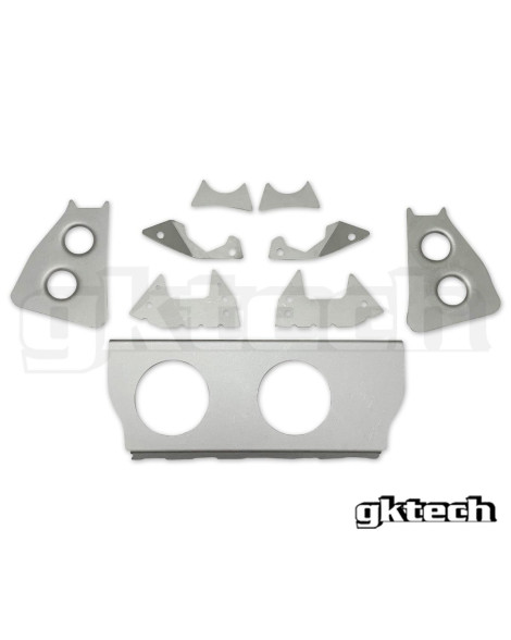 Nissan R33 Skyline GKTech V2 Subframe Weld In Reinforcement Plates Nissan R33 Skyline GKTech V2 Subframe Weld In Reinforcement Plates