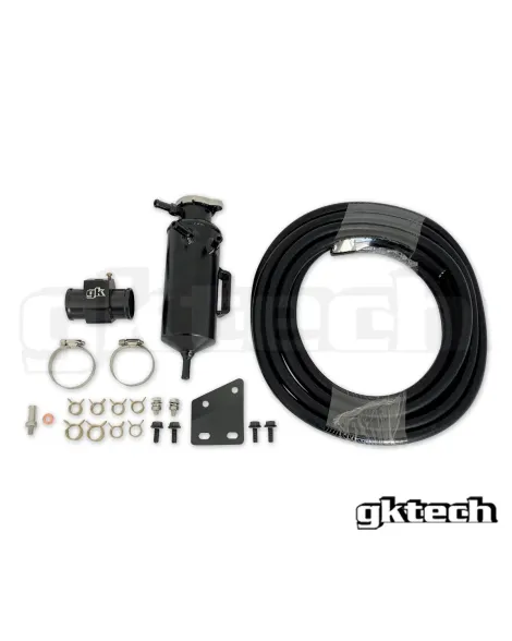 Nissan S13/S14/S15 180SX/200SX SR20 GKTech Bolt On Coolant Swirl Pot Setup Nissan S13/S14/S15 180SX/200SX SR20 GKTech Bolt On Coolant Swirl Pot Setup