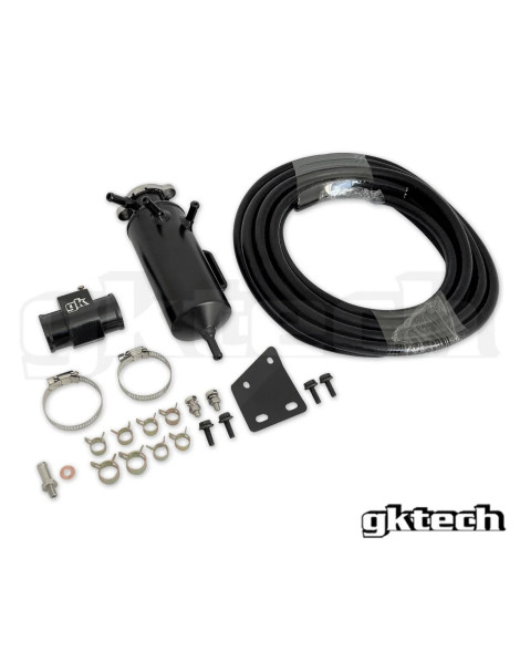 Nissan S13/S14/S15 180SX/200SX SR20 GKTech Bolt On Coolant Swirl Pot Setup Nissan S13/S14/S15 180SX/200SX SR20 GKTech Bolt On Coolant Swirl Pot Setup