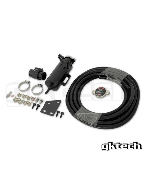 Nissan S13/S14/S15 180SX/200SX SR20 GKTech Bolt On Coolant Swirl Pot Setup Nissan S13/S14/S15 180SX/200SX SR20 GKTech Bolt On Coolant Swirl Pot Setup