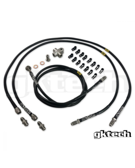 Nissan S13/S14/S15 GKTech Stand Alone SS Braided Brake Line Kit Nissan S13/S14/S15 GKTech Stand Alone SS Braided Brake Line Kit