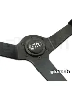 GKTech 350MM Deep Dished Perforated Leather Steering Wheel (RED STRIPE) GKTech 350MM Deep Dished Perforated Leather Steering Wheel (RED STRIPE)