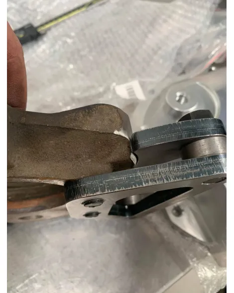 GKTech 350Z Rear Brembo to S Chassis/R32/R33 Weld On Caliper Bracket