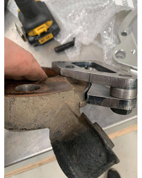 GKTech 350Z Rear Brembo to S Chassis/R32/R33 Weld On Caliper Bracket GKTech 350Z Rear Brembo to S Chassis/R32/R33 Weld On Caliper Bracket
