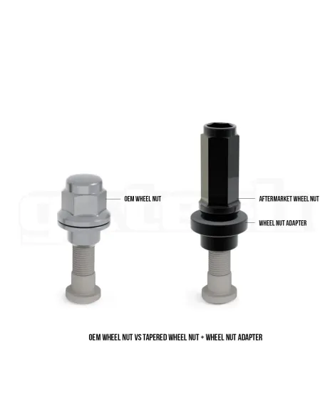 Nissan 370Z Z34 GKTech Wheel Nut Adapter Set of 20 Nissan 370Z Z34 GKTech Wheel Nut Adapter Set of 20
