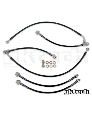 Nissan 370Z Z34 GKTech Braided Brake Line Set Front & Rear