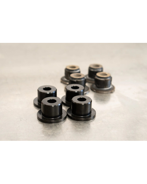 Nissan 370Z Z34 / V36 GKTech Solid Aluminium Steering Rack Bushes Nissan 370Z Z34 / V36 GKTech Solid Aluminium Steering Rack Bushes