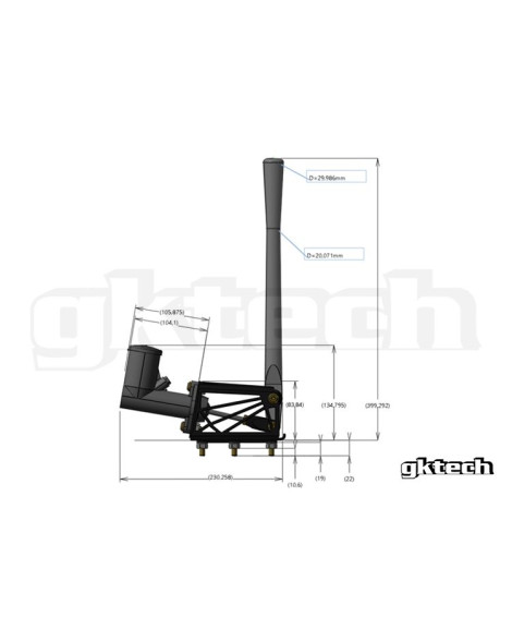 GKTech V2 Hydraulic Handbrake Assembly + Handle 
