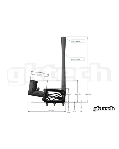 GKTech V2 Hydraulic Handbrake Assembly + Handle GKTech V2 Hydraulic Handbrake Assembly + Handle