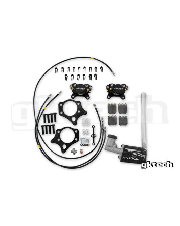 Nissan S-Chassis GKTech Wilwood Dual Caliper Hydraulic Handbrake Setup