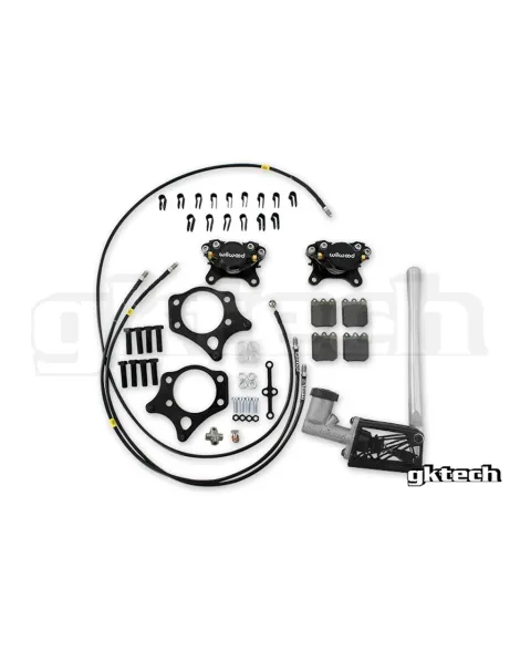 Nissan S-Chassis GKTech Wilwood Dual Caliper Hydraulic Handbrake Setup Nissan S-Chassis GKTech Wilwood Dual Caliper Hydraulic Handbrake Setup