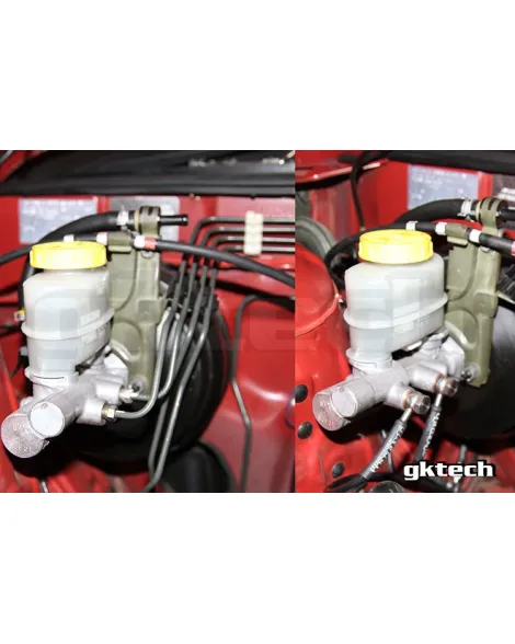 Nissan LHD GKTech Stainless Steel Braided Teflon Lined ABS Delete Kit Nissan LHD GKTech Stainless Steel Braided Teflon Lined ABS Delete Kit