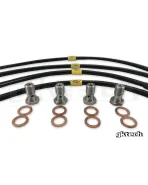 Nissan S13/180SX GKTech Braided Brake Lines