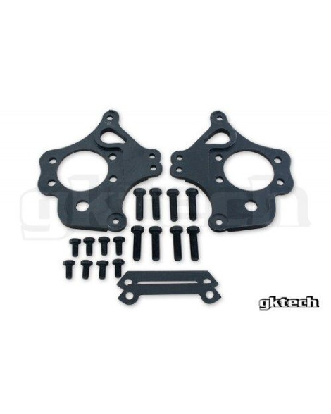 Nissan GKTech 2 Pot Nissan Dual Caliper Brackets (Pair)