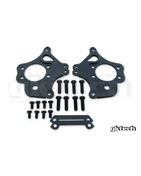Nissan GKTech 2 Pot Nissan Dual Caliper Brackets (Pair) Nissan GKTech 2 Pot Nissan Dual Caliper Brackets (Pair)