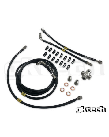 Nissan LHD GKTech Stainless Steel Braided Teflon Lined ABS Delete Kit