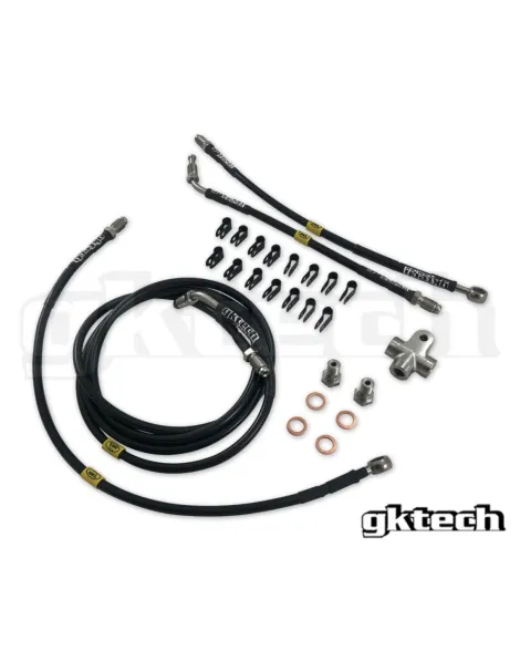 Nissan LHD GKTech Stainless Steel Braided Teflon Lined ABS Delete Kit Nissan LHD GKTech Stainless Steel Braided Teflon Lined ABS Delete Kit