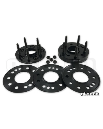 GKTech 4x114.3 Spacers 15mm > 30mm 8 Piece Set