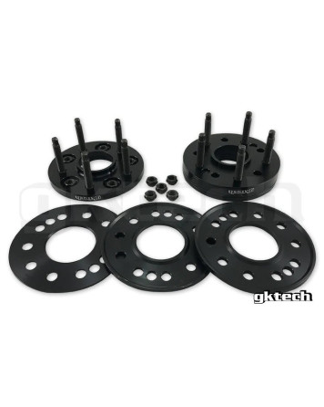 GKTech 5x100 Wheel Spacers 15mm > 30mm 8 Piece Set