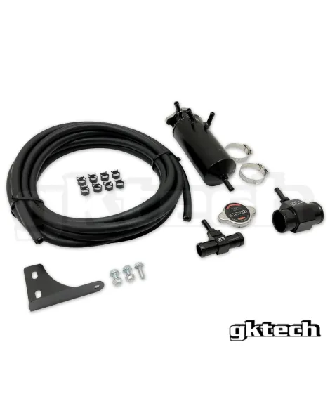 Nissan 350Z Z33 GKTech Bolt On Coolant Swirl Pot Setup Nissan 350Z Z33 GKTech Bolt On Coolant Swirl Pot Setup