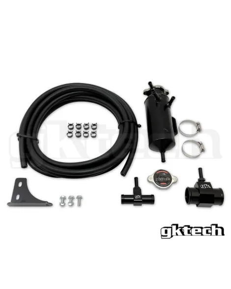 Nissan 350Z Z33 GKTech Bolt On Coolant Swirl Pot Setup Nissan 350Z Z33 GKTech Bolt On Coolant Swirl Pot Setup