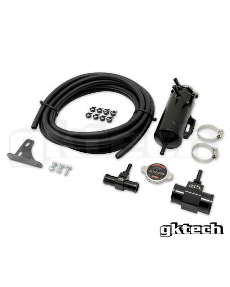 Nissan 350Z Z33 GKTech Bolt On Coolant Swirl Pot Setup
