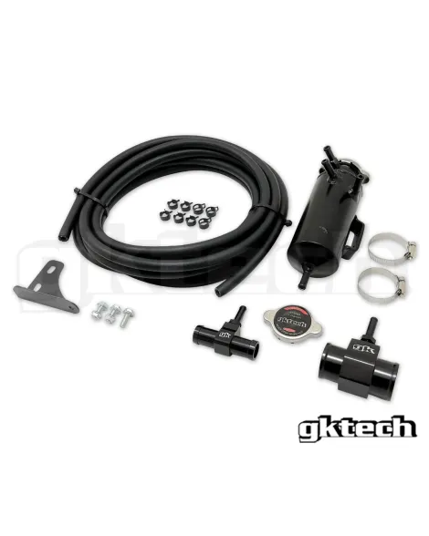 Nissan 350Z Z33 GKTech Bolt On Coolant Swirl Pot Setup Nissan 350Z Z33 GKTech Bolt On Coolant Swirl Pot Setup