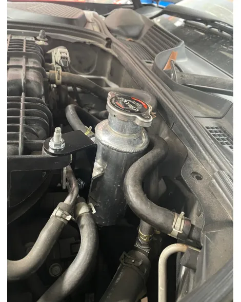 Nissan 350Z Z33 GKTech Bolt On Coolant Swirl Pot Setup Nissan 350Z Z33 GKTech Bolt On Coolant Swirl Pot Setup