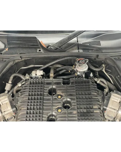 Nissan 350Z Z33 GKTech Bolt On Coolant Swirl Pot Setup Nissan 350Z Z33 GKTech Bolt On Coolant Swirl Pot Setup