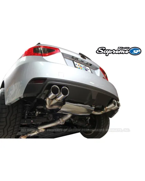 Subaru WRX/STI Hatchback 08-14 GReddy Supreme SP Cat-Back Exhaust 10168200 Subaru WRX/STI Hatchback 08-14 GReddy Supreme SP Cat-Back Exhaust 10168200
