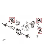 Honda Civic EK AT/MT HARDRACE Harden Engine Mount 3Pcs/Set Honda Civic EK AT/MT HARDRACE Harden Engine Mount 3Pcs/Set