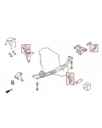 Nissan Primera 93-96 Automatic HARDRACE Reinforced Engine Mount 3Pcs/Set Nissan Primera 93-96 Automatic HARDRACE Reinforced Engine Mount 3Pcs/Set