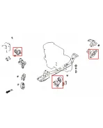 Nissan Micra K11 AT (NCVT) HARDRACE Reinforced Engine Mount 3Pcs/Set