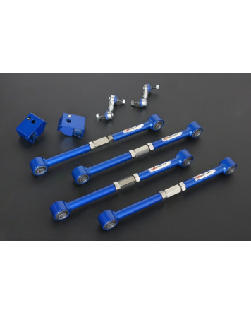 Subaru Impreza WRX GC/GG / Legacy BD/BH HARDRACE Lateral Adj Link (Harden Rubber Bush) 8Pcs/Set
