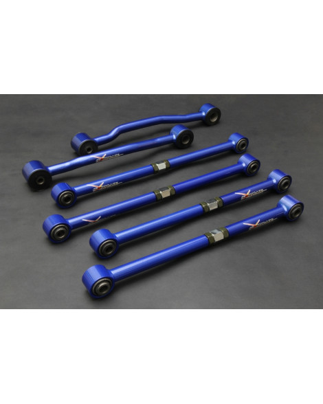 Nissan Primera P10 HARDRACE Rear Adjustable Link (Harden Rubber) 6Pcs/Set Nissan Primera P10 HARDRACE Rear Adjustable Link (Harden Rubber) 6Pcs/Set