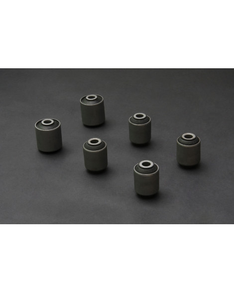 Mitsubishi EVO 4-9 HARDRACE Rear Lower Arm Bush (Steel Body) (Harden Rubber) 6Pcs/Set Mitsubishi EVO 4-9 HARDRACE Rear Lower Arm Bush (Steel Body) (Harden Rubber) 6Pcs/Set
