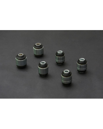 Mitsubishi EVO 4-9 HARDRACE Rear Lower Arm Bushing (Steel Body) (Pillow Ball) 6Pcs/Set
