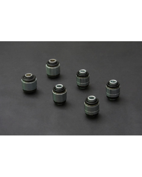 Mitsubishi EVO 4-9 HARDRACE Rear Lower Arm Bushing (Steel Body) (Pillow Ball) 6Pcs/Set Mitsubishi EVO 4-9 HARDRACE Rear Lower Arm Bushing (Steel Body) (Pillow Ball) 6Pcs/Set