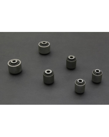 Mitsubishi EVO 4-9 HARDRACE Rear Lower Arm Bush Aluminum Body (Harden Rubber) 6Pcs/Set