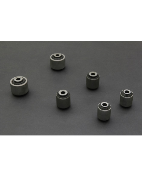 Mitsubishi EVO 4-9 HARDRACE Rear Lower Arm Bush Aluminum Body (Harden Rubber) 6Pcs/Set Mitsubishi EVO 4-9 HARDRACE Rear Lower Arm Bush Aluminum Body (Harden Rubber) 6Pcs/Set