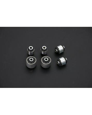 Mitsubishi EVO 4-9 HARDRACE Rear Lower Arm Bushing Aluminum Body (Pillow Ball) 6Pcs/Set