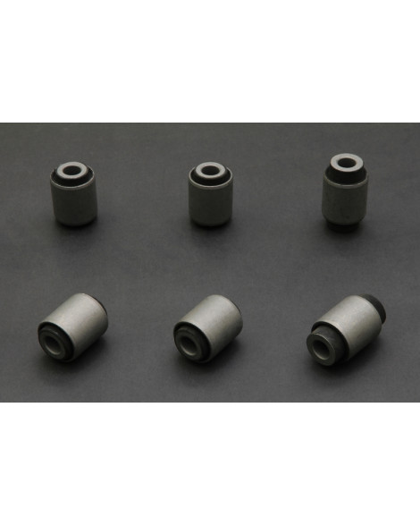Nissan S14/15 HARDRACE Rear Toe/Traction/Camber Link Bushing (Harden Rubber) 6Pcs/Set Nissan S14/15 HARDRACE Rear Toe/Traction/Camber Link Bushing (Harden Rubber) 6Pcs/Set