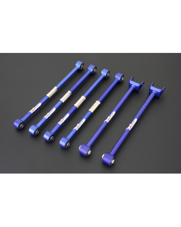 Toyota Corolla 91-02 HARDRACE Rear Lower Lateral Arm & Trailing Arm (Pillow Ball) 6Pcs/Set 