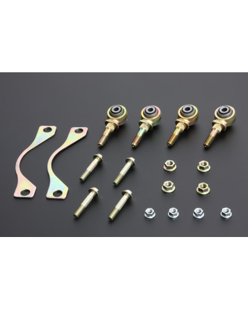 Honda Civic EF/CRX/ Integra 90-93 HARDRACE Front Upper Arm Bushing Repair Kit (Harden Rubber) 14Pcs/Set