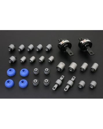 Honda Civic EF/CRX 88-91 HARDRACE Complete Bushing Except: Si (Harden Rubber) 28Pcs/Set