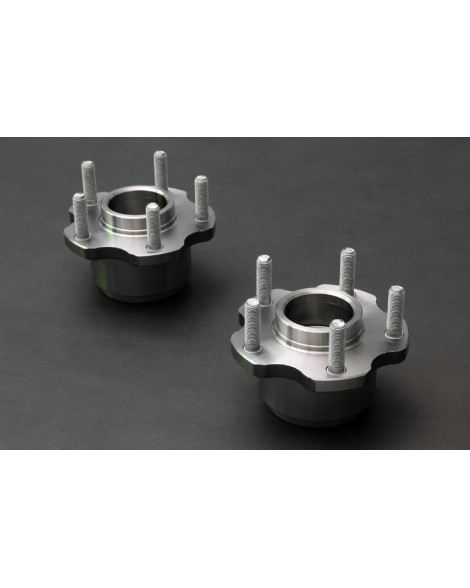 Nissan 240SX / S13 HARDRACE Front 4 Lug to 5 Lug 114.3 Conversion Kit Nissan 240SX / S13 HARDRACE Front 4 Lug to 5 Lug 114.3 Conversion Kit